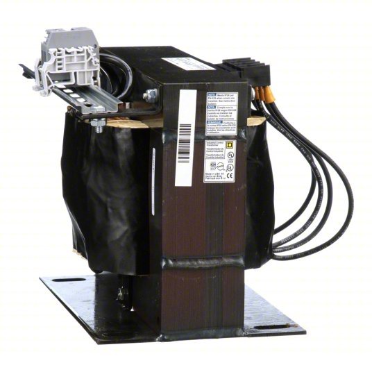 Square D 9070T3000D1 Control Transformer 240V AC/480V AC, 120V AC, Foot, 3 kVA VA Rating