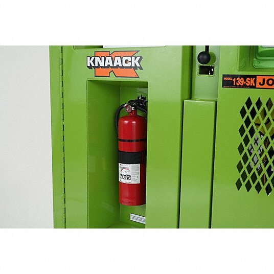Knaack 139-SK-01-KL Jobsite Cabinet 60 in W x 30 in D x 60 in H, 59.4 cu ft, Proprietary Recessed Padlock, Green