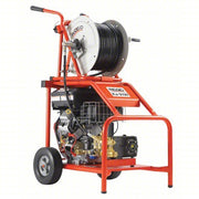 Ridgid 37413/KJ-3100 Water Jetter Drain Cleaning Machine: Gas-Powered, For 2 in to 10 in Pipe, 3/8 in Hose Dia.