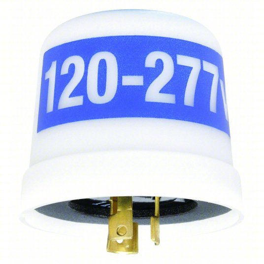 Intermatic LC4536C Photocontrol 120 to 277V AC, 2,300 W Max. Watt, 15 A Max. Incandescent Amps, 0.5, 15, Locking