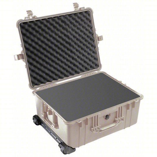 Pelican 1610 Protective Case 16 3/4 in x 21 3/4 in x 10 5/8 in Inside, Flat/Pick and Pluck, Beige