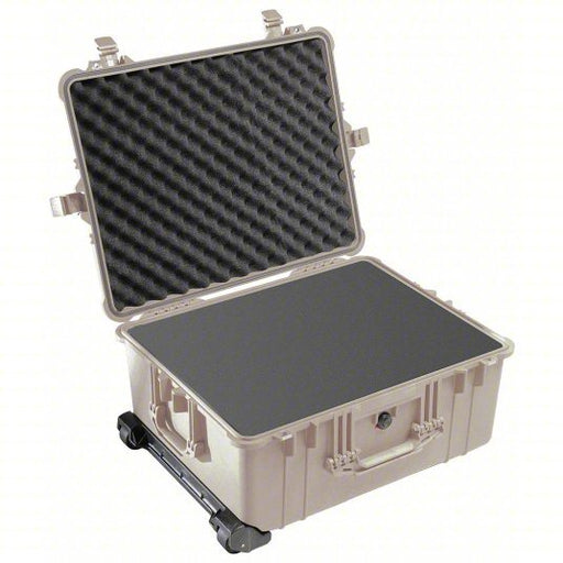 Pelican 1610 Protective Case 16 3/4 in x 21 3/4 in x 10 5/8 in Inside, Flat/Pick and Pluck, Beige