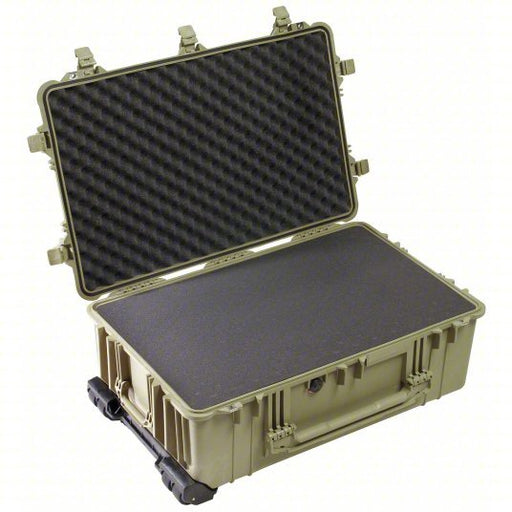 Pelican 1650-020-130 Protective Case 17 1/2 in x 28 5/8 in x 10 5/8 in Inside, Flat/Pick and Pluck, Green, IP67