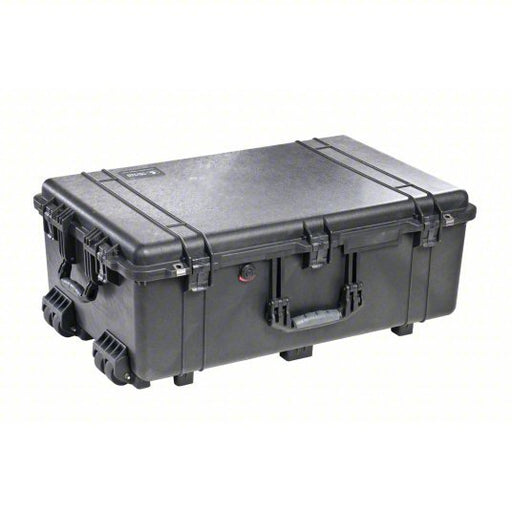 Pelican 1650NF Protective Case 17 1/2 in x 28 5/8 in x 10 5/8 in Inside, Black, 4 Wheels, 24 lb Wt, IP67