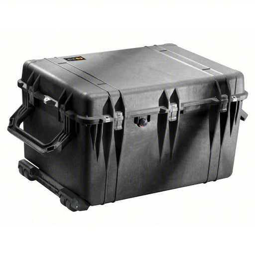Pelican 1660-021-110-G Protective Case 19 5/8 in x 28 1/4 in x 17 5/8 in Inside, Black, 4 Wheels, 34 lb Wt, IP67