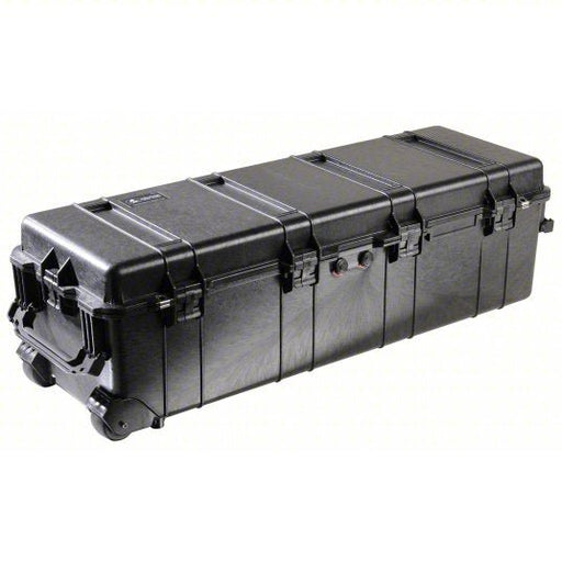 Pelican 1740-001-110 Protective Case 12 7/8 in x 41 in x 12 1/8 in, Black, 2 Wheels, No Foam Included