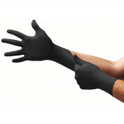 Microflex N643 Disposable Gloves Medical-Grade, L (9), 4 mil, Powder-Free, Nitrile, Grain, Fingertips