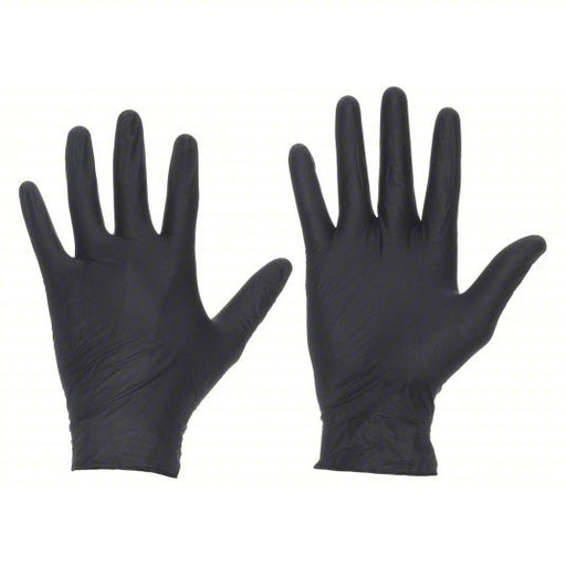 Microflex N643 Disposable Gloves Medical-Grade, L (9), 4 mil, Powder-Free, Nitrile, Grain, Fingertips