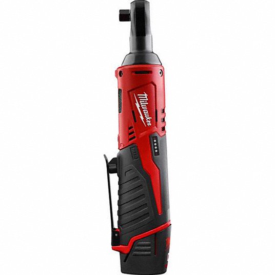 Milwaukee 2457-21 Ratchet 35 ft-lb Fastening Torque, 35 ft-lb Torque - Max, 250 RPM No Load Speed, Brushed