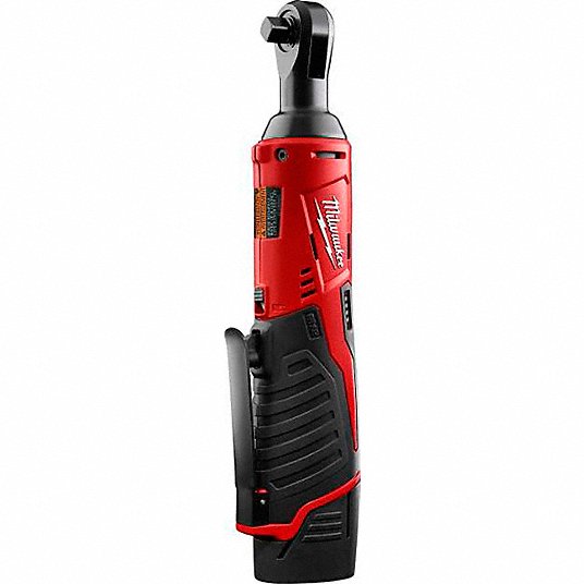 Milwaukee 2457-21 Ratchet 35 ft-lb Fastening Torque, 35 ft-lb Torque - Max, 250 RPM No Load Speed, Brushed