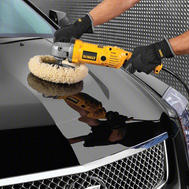 DeWalt DWP849 Corded Polisher Random Orbital, 7 in Backing Pad, 7 to 9 in Compatible, Threaded Shank, 0