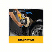 DeWalt DWP849 Corded Polisher Random Orbital, 7 in Backing Pad, 7 to 9 in Compatible, Threaded Shank, 0