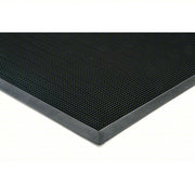 Ability One 7220-01-582-6247 Entrance Mat Finger, Outdoor, Heavy, 2 ft x 32 in, 5/8 in Thick, Rubber, Beveled Edge, Black