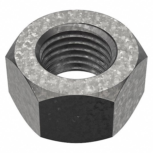 Fabory U08111.062.0001 Hex Nut Std Hex, 5/8"-11 Thread, 15/16 in Hex Wd, 35/64 in Hex Ht, Steel, Grade 2, Std, 25 PK