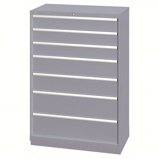 Lista HS13-0702A-FTKALG Gray Modular Drawer Cabinet 7 Drawers, 66 Compartments