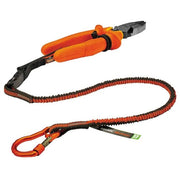 Ergodyne 3102F(X) 5 lbs. Orange and Gray Standard Detachable Single Carabiner Tool Lanyard