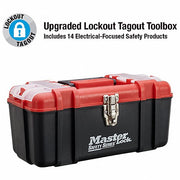 Master Lock 1457E410KA Portable Lockout Kit Electrical, Keyed Alike Padlocks