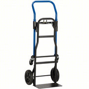 Harper JDC2223 Convertible Hand Truck 14 in x 7 1/2 in, 34 in x 13 in x 9 in, Flat-Free Plastic