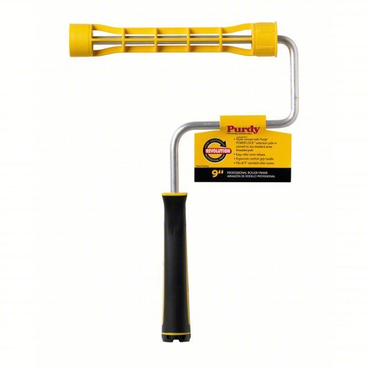 Purdy 14A751129 Paint Roller Frame Std, 9 in, Cage Roller Frame, Threaded
