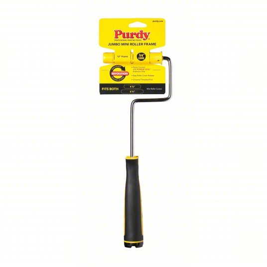 Purdy 14A770014 Mini Paint Roller Frame 4 1/2 in/6 1/2 in, Mini Roller Frame, Threaded