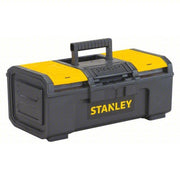 Stanley STST16410 Tool Box 16 in Overall Wd, 8 3/4 in Overall Dp, 6 1/4 in Overall Ht, Padlockable, Black