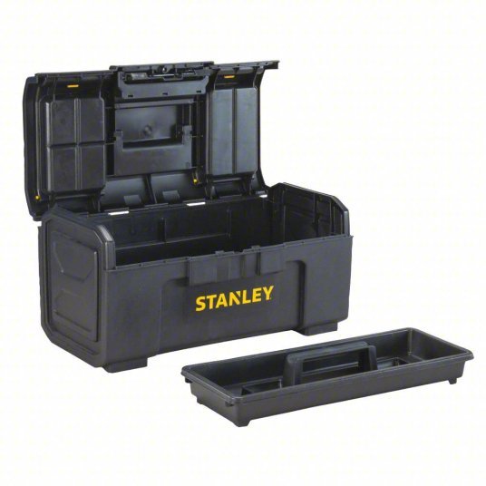 Stanley STST24410 Tool Box 23 1/2 in Overall Wd, 10 1/2 in Overall Dp, 10 1/8 in Overall Ht, Padlockable