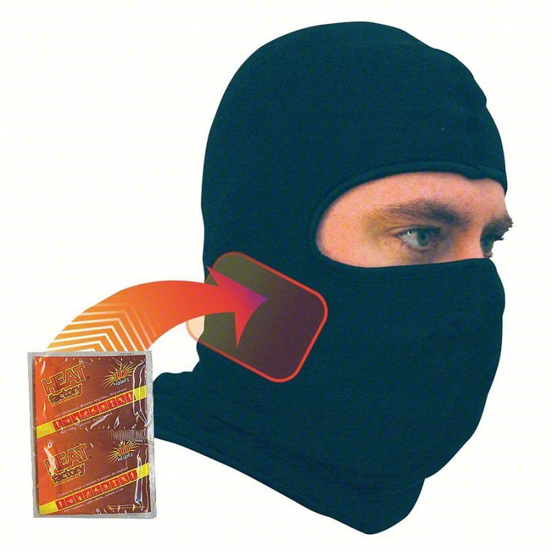 Heat Factory 1786 Heated Balaclava, Black, Universal