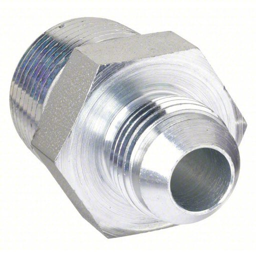 Aeroquip 2021-6-4S Hydraulic Hose Adapter 3/8 in x 1/4 in Fitting Size, Male x Male, NPTF x JIC, Rigid, Straight