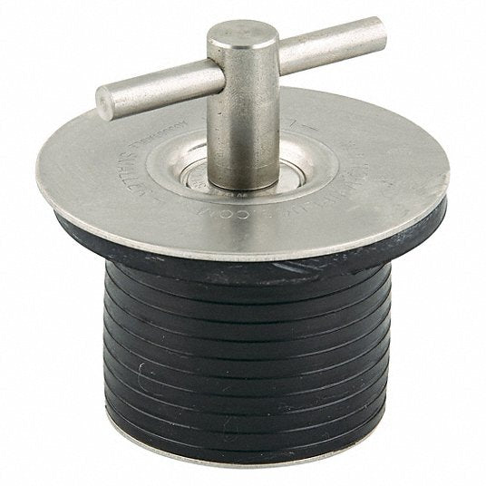 Shaw 52404 Mechanical Expansion Plug T-Handle, End of Pipe, For 1 3/4 in Pipe, Neoprene Plug