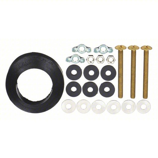 Kissler 68-7955 Tank to Bowl Kit For Mansfield, 3 1/2 in Size, Brass/Rubber