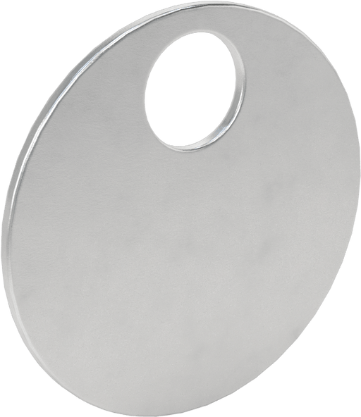 McMaster 1541T26 Metal Engraving and Stamping Tags, Aluminum Round, 1-3/8" Diameter, Pack of 25
