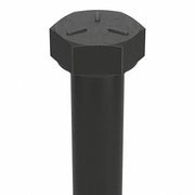 Fabory U01060.043.0800 Grade 5, 7/16"-20 Hex Head Cap Screw, Black Oxide Steel, 8 in L, 5 PK