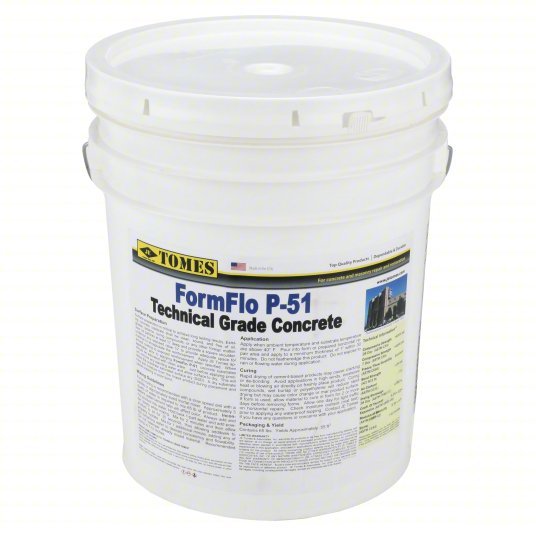 Formflo GRA-401 Concrete Mix FormFlo P-51, 65 lb Container Size, Bag, 1 day Full Cure Time