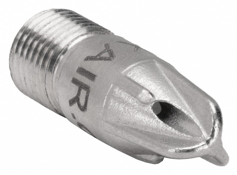 Exair 1108SS Air Gun Nozzle, For 9256/9262/9268, Stainless Steel, 1/2 in Extension Lg, 58 dB Sound Level