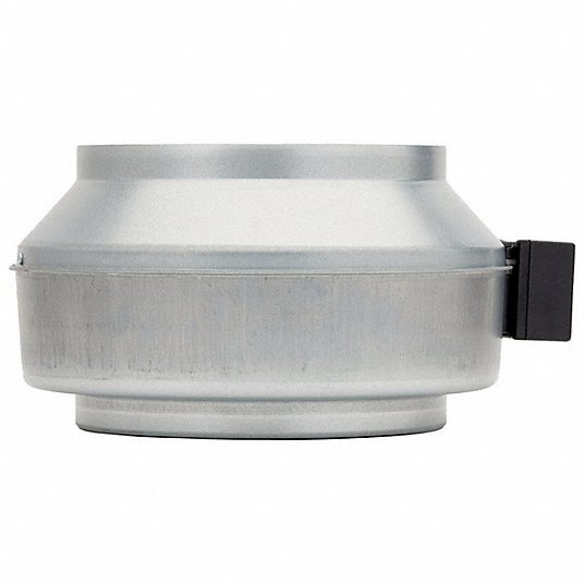 Fantech 45020 In-Line Duct Fan 940 cfm Max., 12 in Duct, 300 W, 120V AC, 1 Ph, IP44, Galvanized Steel