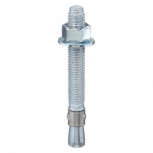 Red Head WS-3826 Trubolt Wedge Anchor, 3/8" Dia., 2-3/4" L, Carbon Steel Zinc Plated, 50 PK