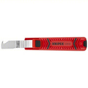 Knipex 16 20 165 SB Cable Stripper 6 1/2 in Overall Lg, Hooked Blade, Stainless Steel, 6 - 8 in