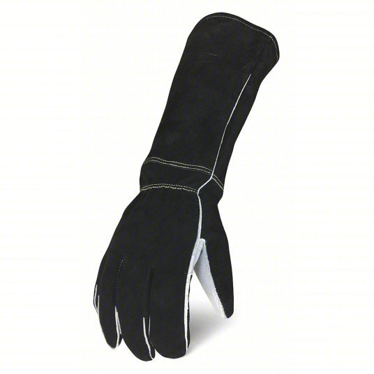 Ironclad WSTK-05-XL Welding Gloves Straight Thumb, Elkskin, XL Glove Size, 1 PR