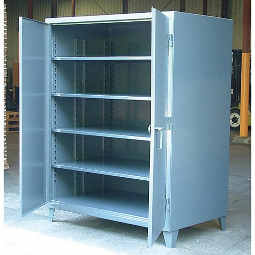 Strong Hold 46-364 12 ga. Steel Storage Cabinet, 48 in W, 78 in H, Stationary
