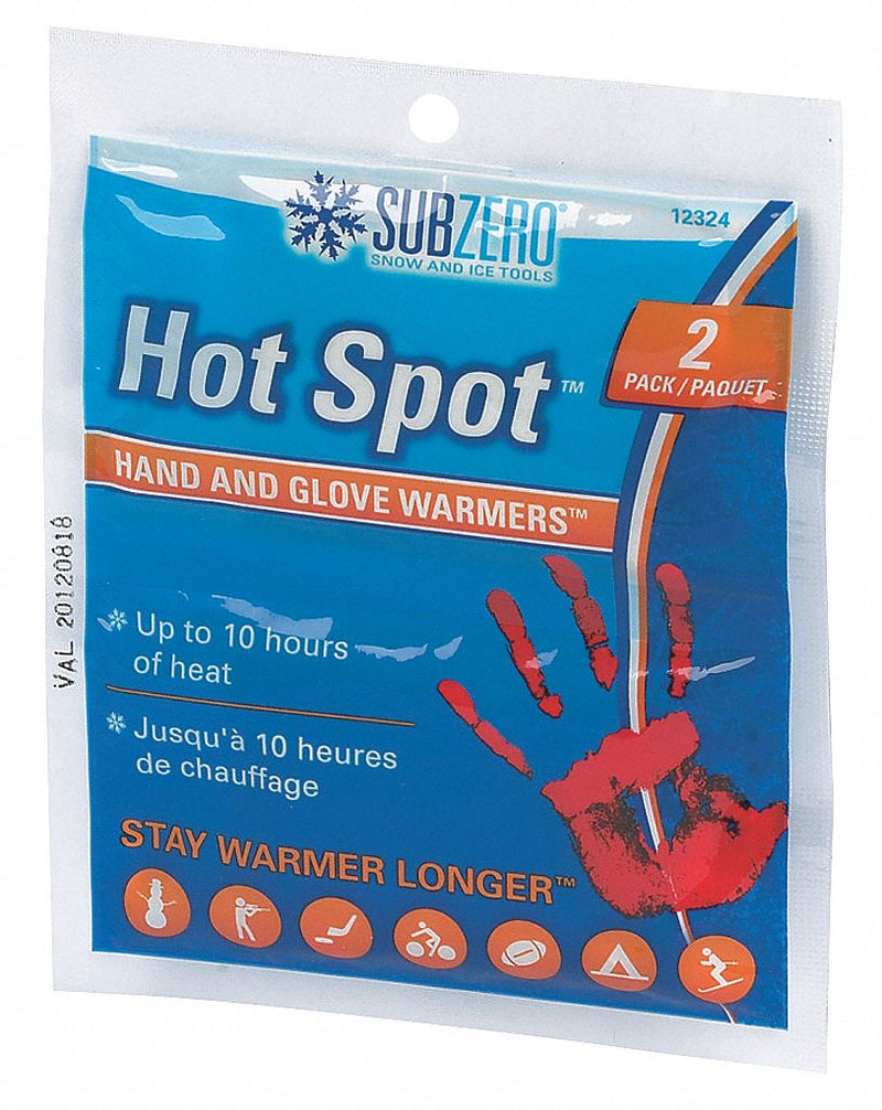 SubZero 12324 Hand Warmers, Hand Warmer, Up to 10 hr, 115°F Avg Temp, 24 Hand Warmers Included, 1 PR
