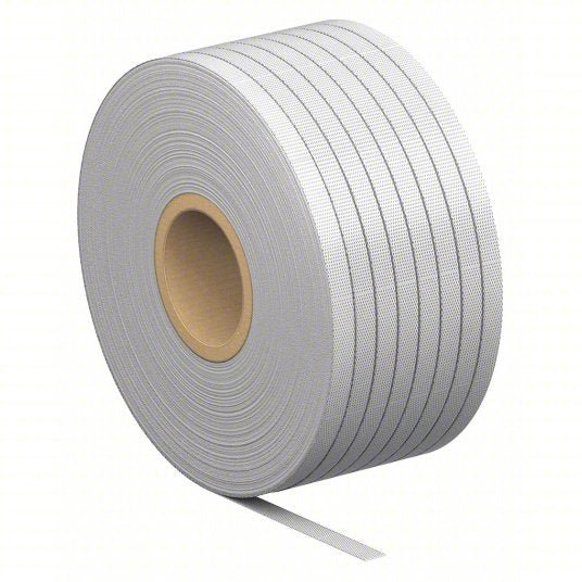 Redwood RW16P070 Plastic Strapping 1,050 lb Break Strength, 2,100 ft Overall Lg, White