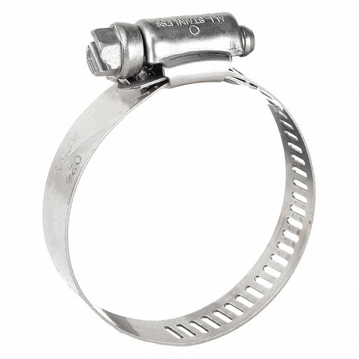 Redwood 6706170 Worm Gear Hose Clamp 201 Stainless Steel, Perforated Band, 3/8 in – 7/8 in Clamping Dia, 10 PK