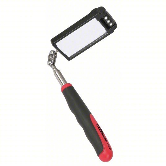 Ullman HTK-2LT Inspection Mirror 3 1/2 in L x 2 1/4 in W Mirror Size, Mirr. Mat. Stainless Steel