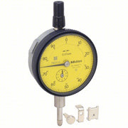 Mitutoyo 2046A-11 Dial Indicator Lug Back 0 to 10 mm Range, Continuous Reading, 0-100 Dial Reading, AGD 2