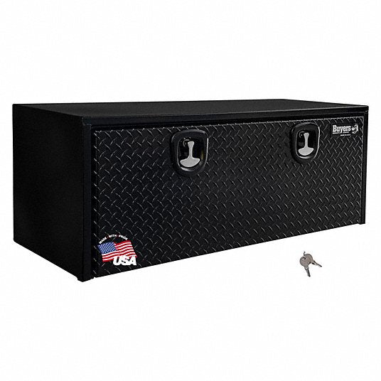 Buyers Products 1702510 Underbody Truck Box, Single Drop-Down Door Door, Gloss Black