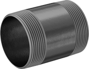 McMaster 1867N82 Thick-Wall Galvanized Steel Pipe Nipple, Threaded on Both Ends, 2 NPT, 3" Long