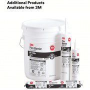 3M FD150+RED(10.1OZ) Fire Barrier Sealant Caulk, Red, Non-Slump/Elastomeric, 10.1 oz Cartridge Container Size & Type