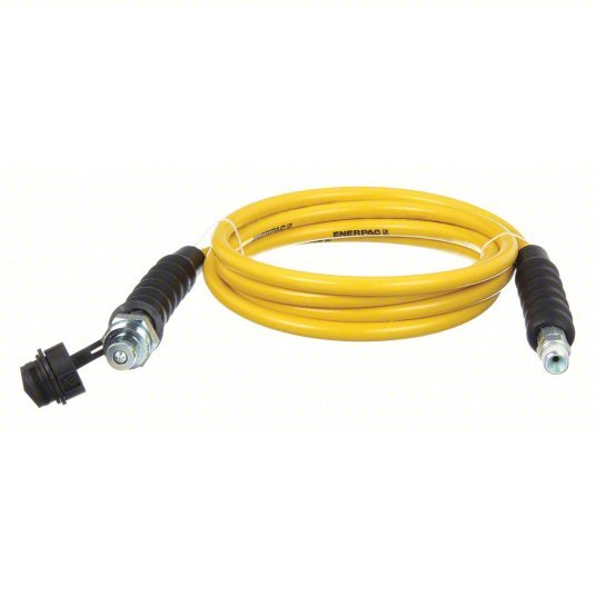 Enerpac HC7210 Hydraulic Hose Assembly 1/4 in ID, CH604 x NPTF, 10 ft Lg, Black, 3/8 in x 3/8 in Fitting Size