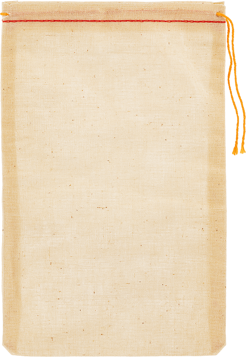 McMaster 1925T66 Cotton Drawstring Bags, 8" Wide, 12" High, Pack of 10