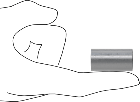 McMaster 1961K22 Titanium Pipe Fitting Straight Connector, 1/4 NPT Female